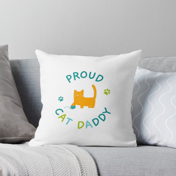 Item preview, Cat Daddy Pajamas Sticker Print   designed and sold by kstrafen.