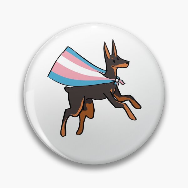 Item preview, Doberman Trans Flag designed and sold by Wasted-Senpai.