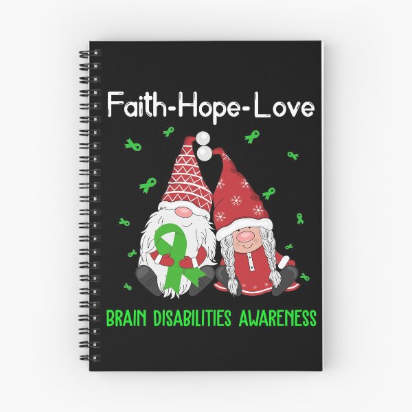 Item preview, Faith Hope Love Brain Disabilities Awareness designed and sold by Sabfit.