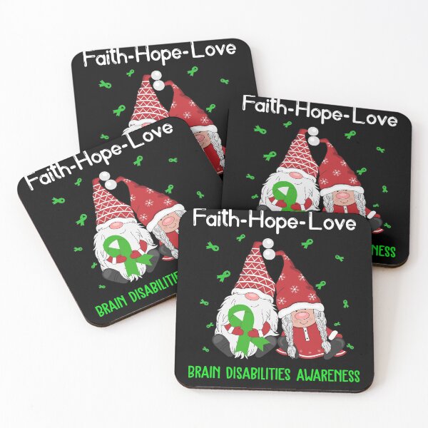 Item preview, Faith Hope Love Brain Disabilities Awareness designed and sold by Sabfit.
