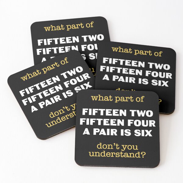 Item preview, Funny Cribbage Quote What part of cribbage don't you understand? designed and sold by Huhnerdieb Apparel.