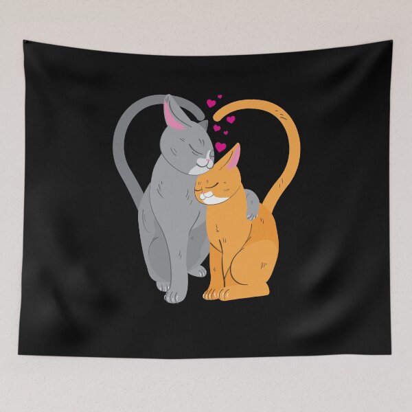 Item preview, Cat love hug - relationship goals designed and sold by mr&mrsmalik malik.