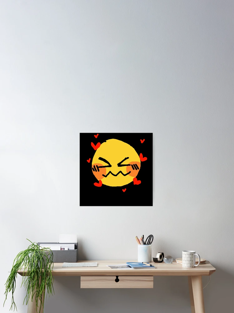 Lovestruck Cursed Emoji Sticker for Sale by RarePNGs