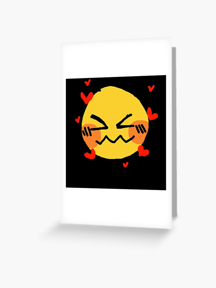 Cursed Emoji (Painted) | Greeting Card