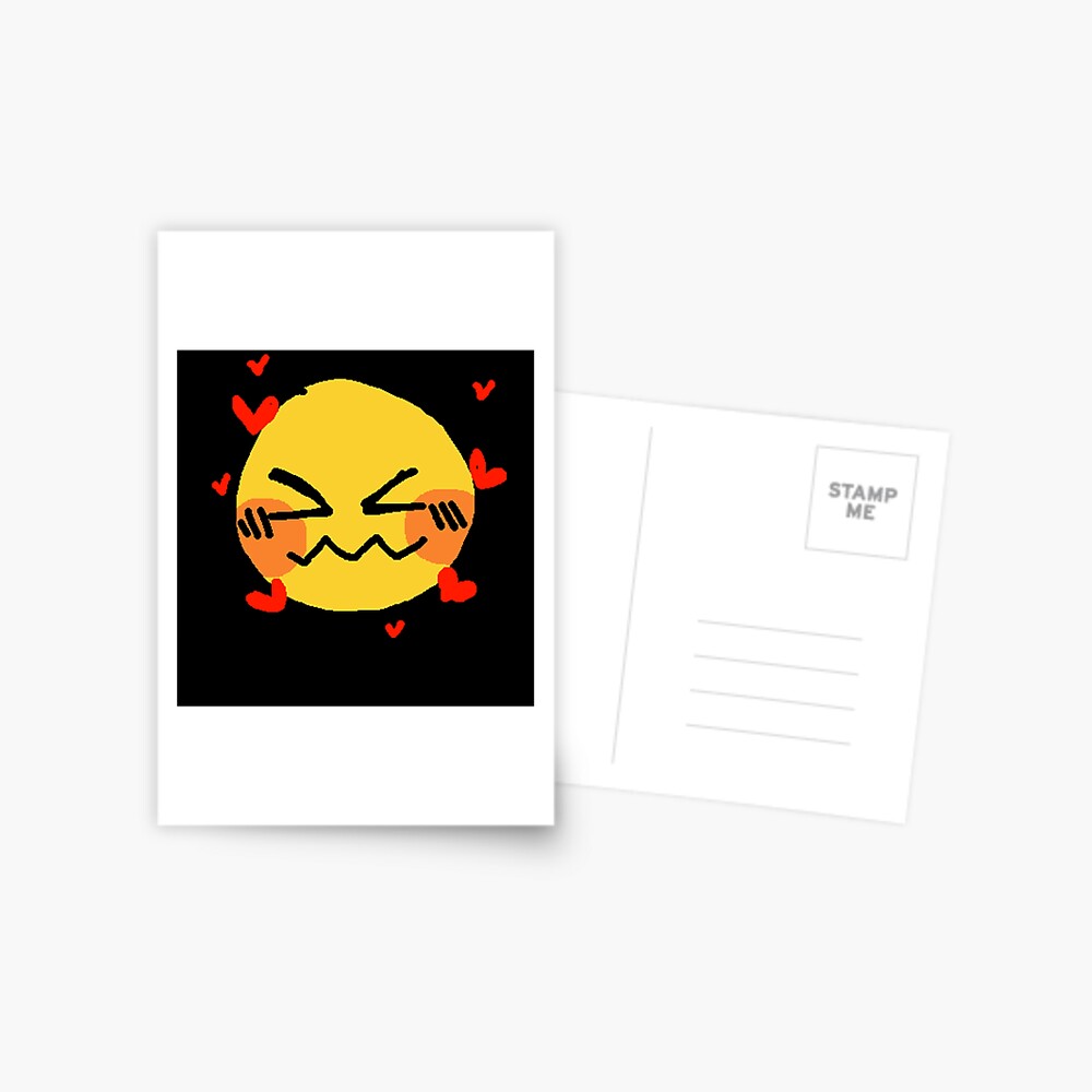 Lovestruck Cursed Emoji Sticker for Sale by RarePNGs