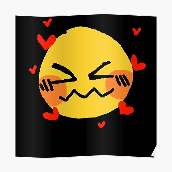 Lovestruck Cursed Emoji Poster