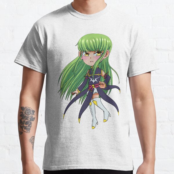 Green Haired Sexy Girl C.C Code Geass Cool Anime Hd 3d Aop Hoodie