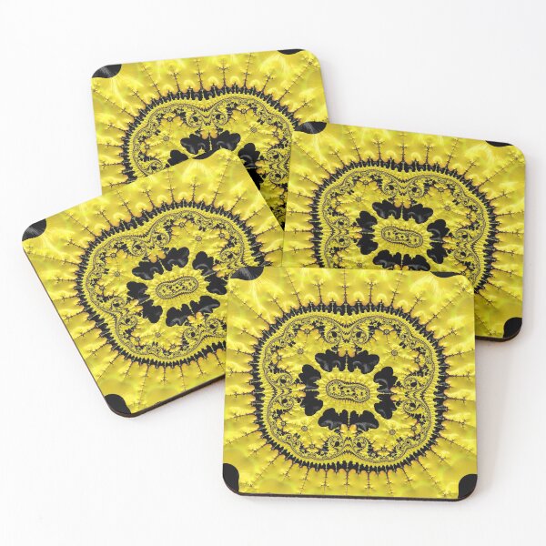 Item preview, Yellow Fractal Symmetry designed and sold by Elisabeth Lucas.