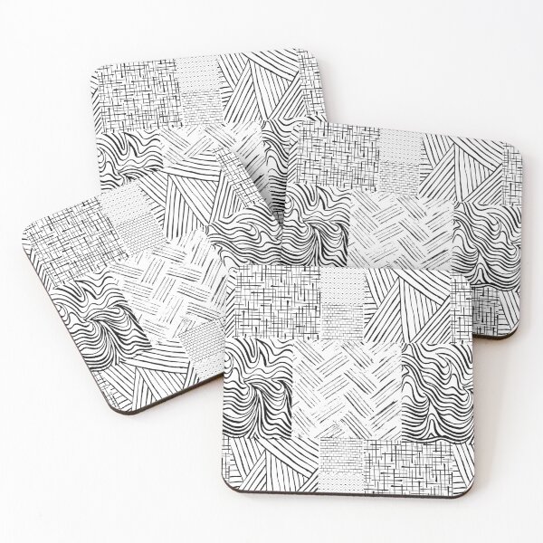 Item preview, Patterns in Black Lines designed and sold by OhOddrey.