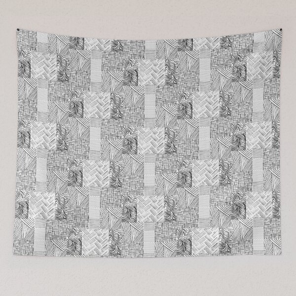Item preview, Patterns in Black Lines designed and sold by OhOddrey.
