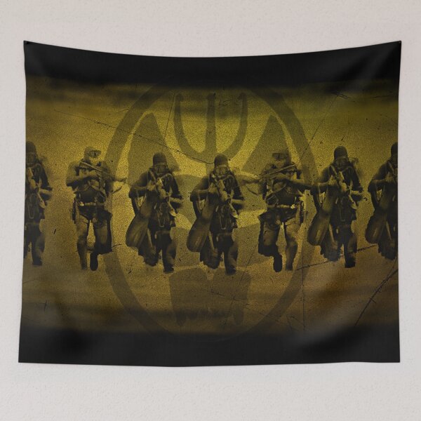 Item preview, Seal team frogmen BRAVO LOGO GOLD designed and sold by THE AMERICAN TEEVANGELIST.