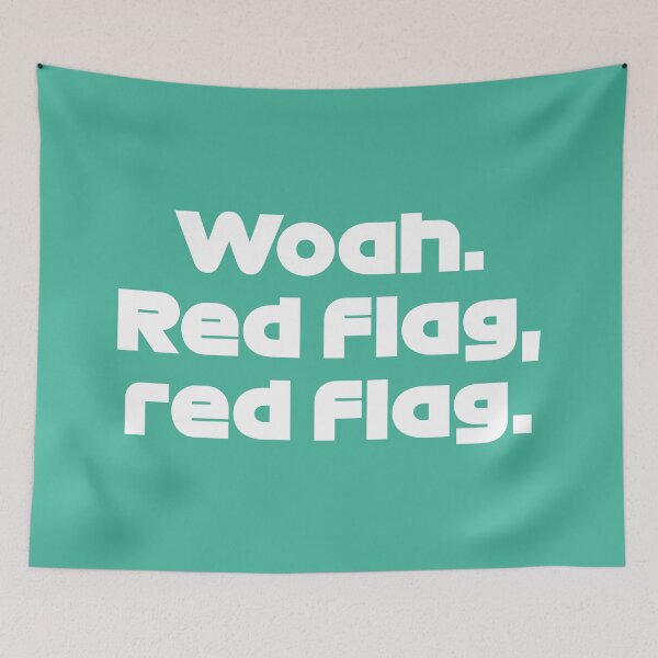 Item preview, Woah. Red Flag, Red Flag - STR. Radio Azerbaijan GP (Emerald BG) designed and sold by FilipeFerreira.