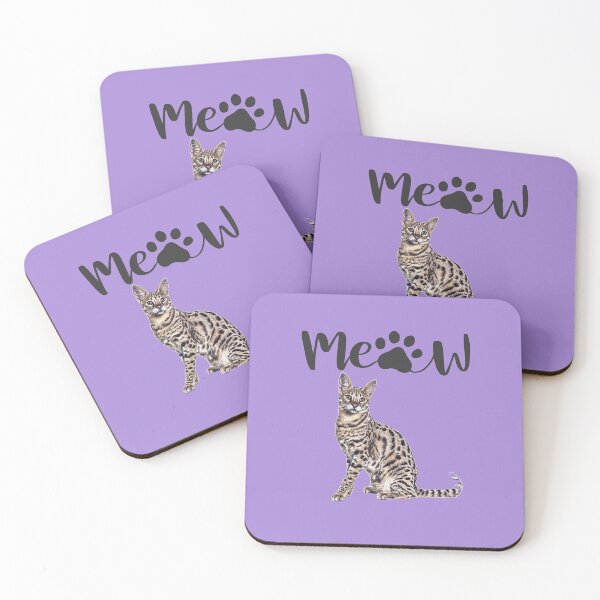 Item preview, Meow Savannah Cat designed and sold by Awesomefamily.