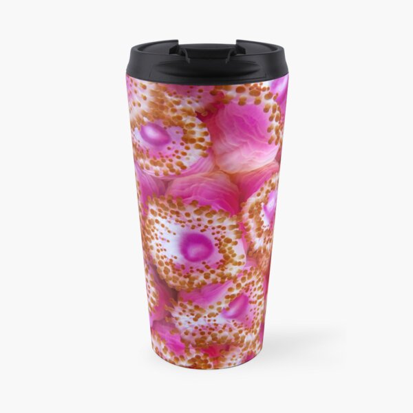 The Anemone Collection - wrinkled pink Travel Mug