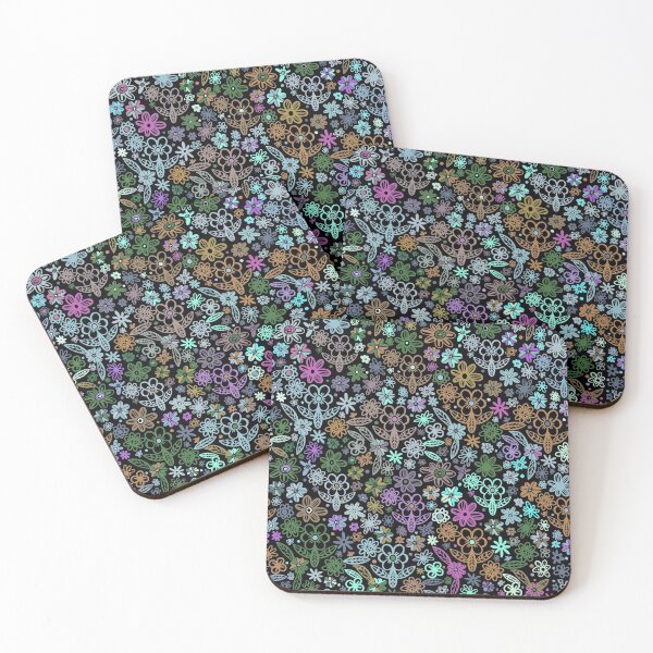 Item preview, Daisy Garden Mid Century Floral Pattern designed and sold by Squarebird.