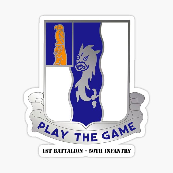 1ST BATTALION, 50TH INFANTRY Sticker