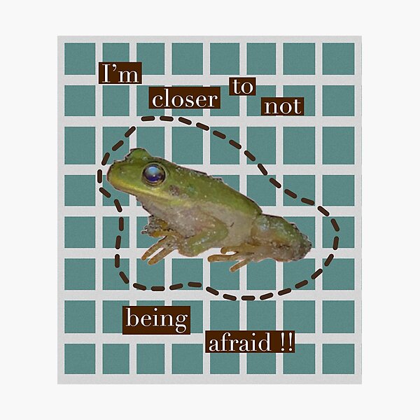 I'm Closer to Not Being Afraid Photographic Print