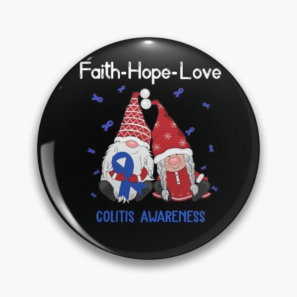 Item preview, Faith Hope Love Colitis Awareness designed and sold by Sabfit.