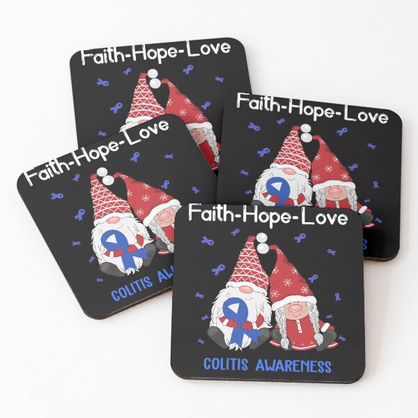 Item preview, Faith Hope Love Colitis Awareness designed and sold by Sabfit.
