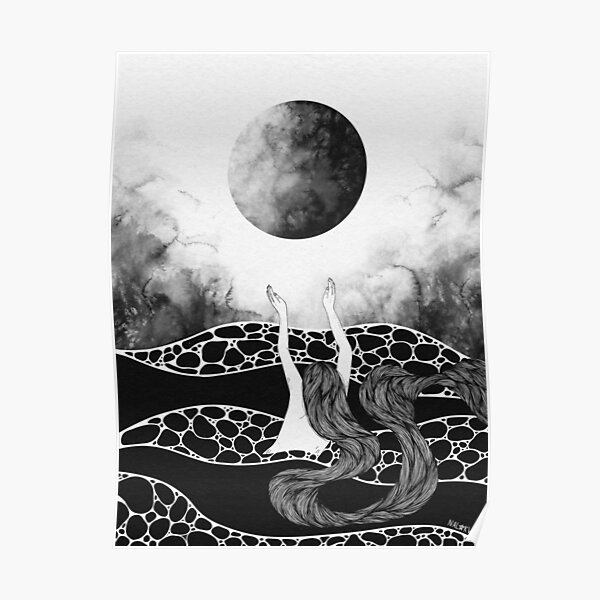 The moon Poster