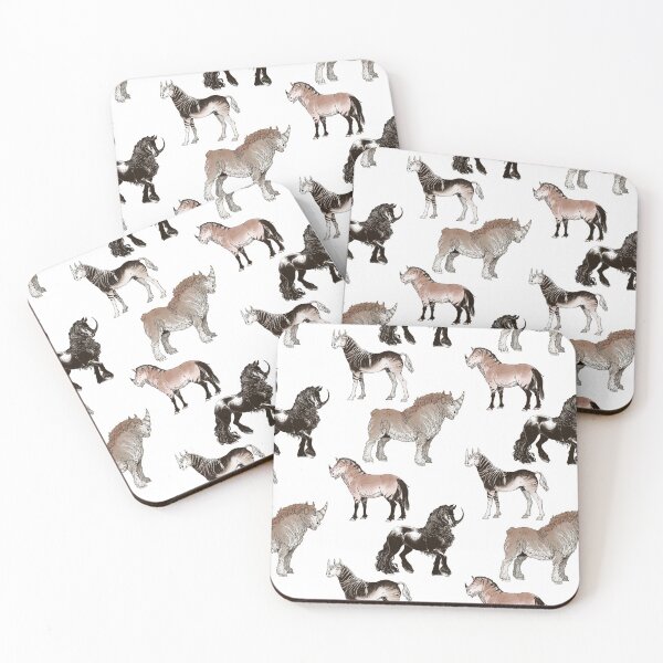 Item preview, normal unicorns (warm neutral) designed and sold by a.j. bartoe.