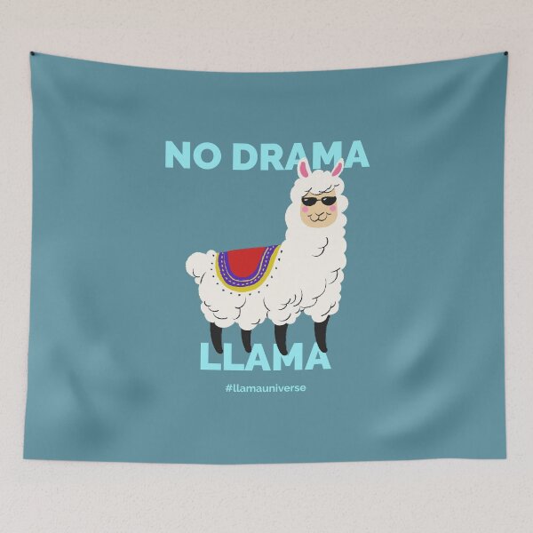 Item preview, NO DRAMA LLAMA | #llamauniverse designed and sold by AladdinMktgs.
