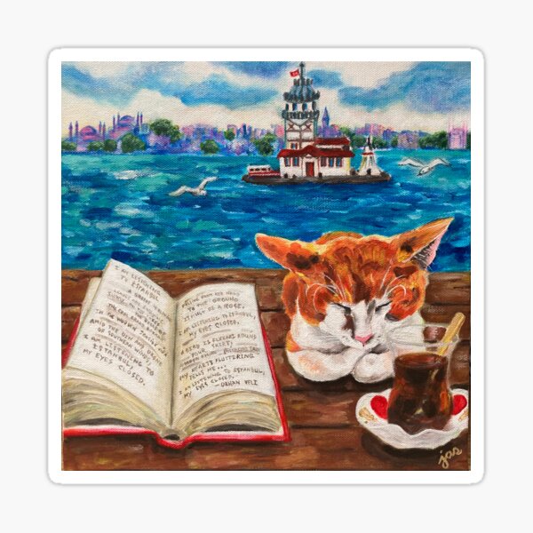 City Kitty-ISTANBUL Sticker
