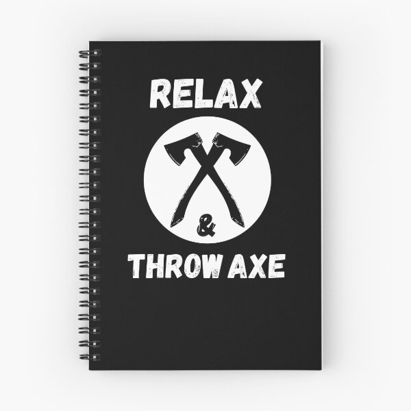 Item preview, Relax And Throw Axe - Cool Axe Throwing designed and sold by BellaVille.