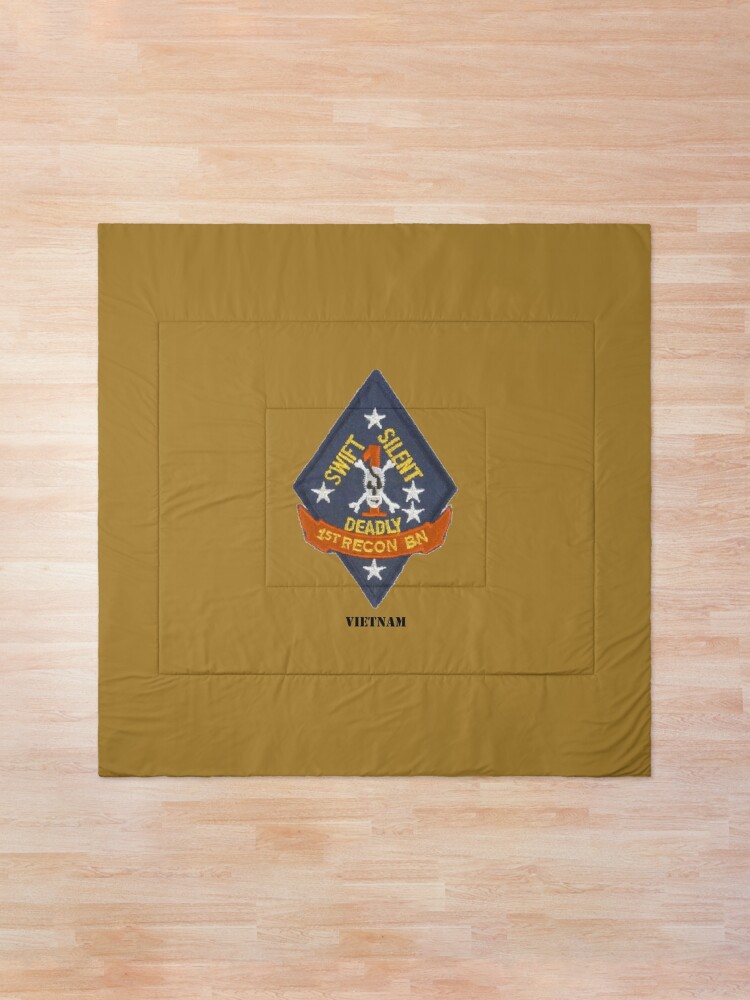 Alternate view of 1ST RECON BATTALION - VIETNAM Comforter