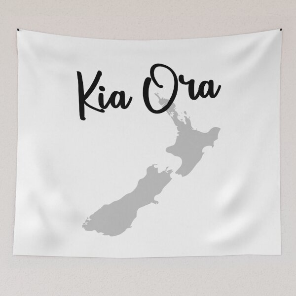Item preview, Kia Ora - Map Of New Zealand! designed and sold by Bubble Co Clothing and Accessories.