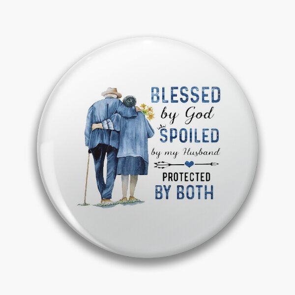 Item preview, BLESSED BY GOD SPOILED BY HUSBAND PROTECTED BY BOTH designed and sold by Emanuel48473.