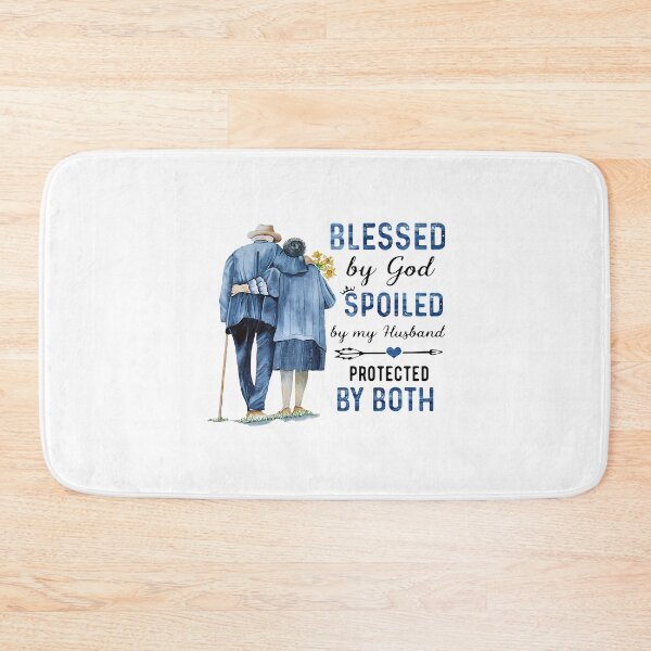 Item preview, BLESSED BY GOD SPOILED BY HUSBAND PROTECTED BY BOTH designed and sold by Emanuel48473.