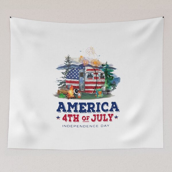 Item preview, CAMPING AMERICA 4TH OF JULY INDEPENDENCE DAY designed and sold by Emanuel48473.