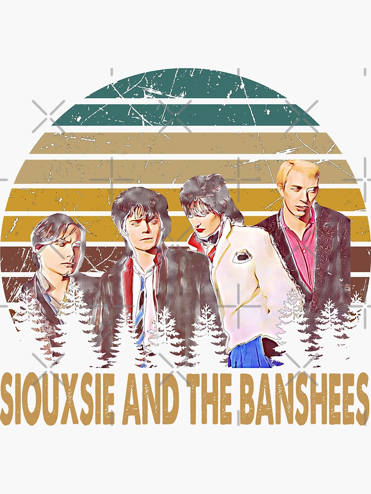 Images Legend Retro Siouxsie Members And The Banshees Art Sticker For Sale By Mktart Redbubble