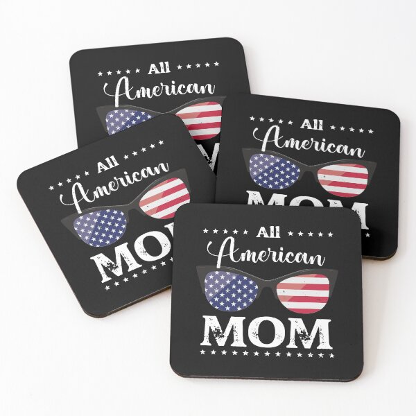 Item preview, All American Mom - US Flag Glasses 02, 4th of July, American Family designed and sold by Respire2020.