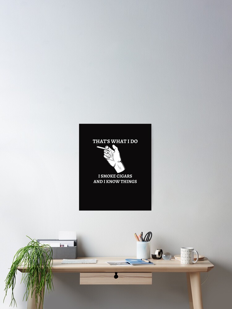 Smoke Cigars Smoker Shirt - Ideal Clever Class Men Gift Smoke Cigars Smoker Shirt - Ideal Clever Class Men Gift