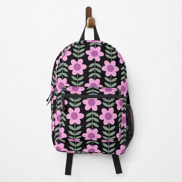 Item preview, Happy Pink Spring Flowers Retro MCM Mid Century Modern designed and sold by Orchyd.
