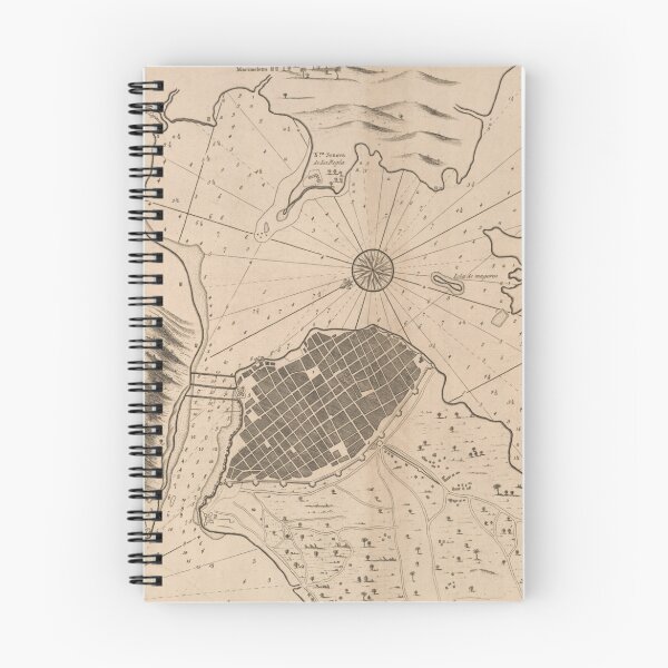 Item preview, Vintage Map of Havana Cuba (1758) designed and sold by BravuraMedia.