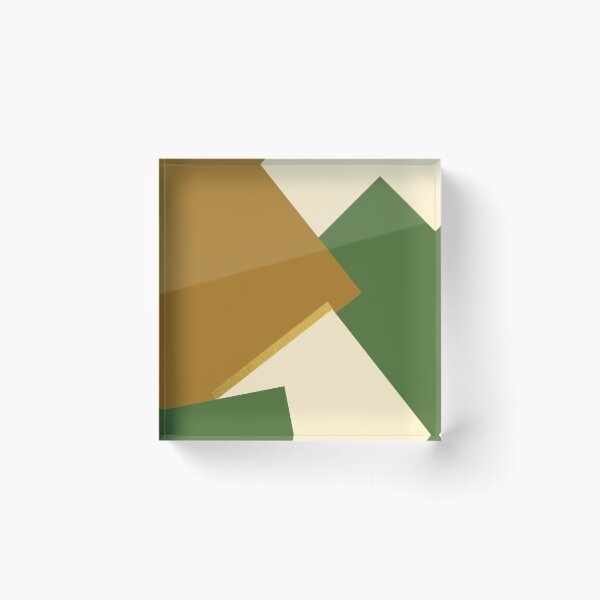 Item preview, Minimalist Dark Olive Green Lemon Gold designed and sold by BEyourself be.