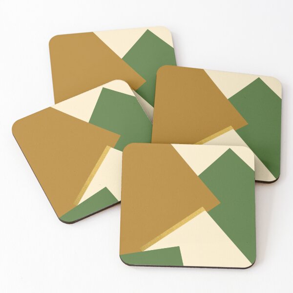 Item preview, Minimalist Dark Olive Green Lemon Gold designed and sold by BEyourself be.