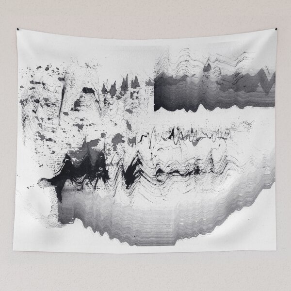 Item preview, ink explorations (085) - abstract black india ink painting designed and sold by expl-rations.