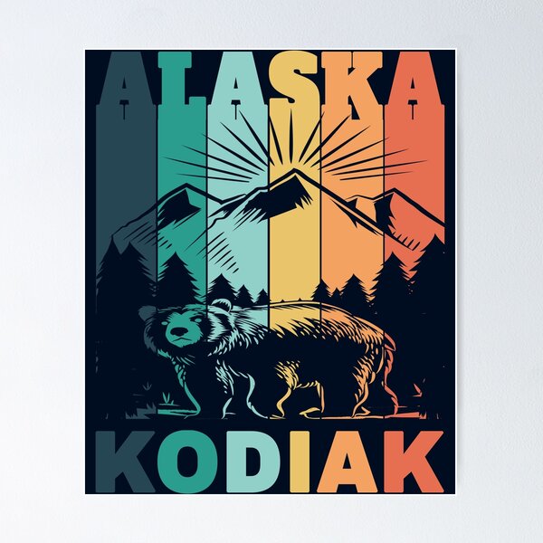Item preview, Kodiak Alaska Mountain View designed and sold by Home-Spirit.