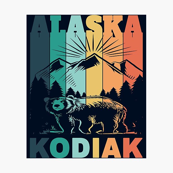 Item preview, Kodiak Alaska Mountain View designed and sold by Home-Spirit.