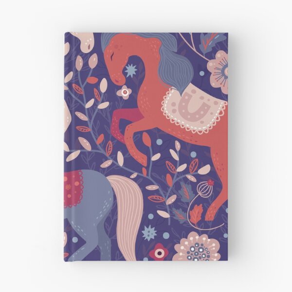Item preview, 3 Horses - Folkart Pattern with floral detail designed and sold by PanicDay.