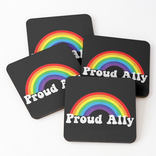 Item preview, Proud Ally Pride Gay LGBT Day Month Parade Rainbow designed and sold by violetacain70.
