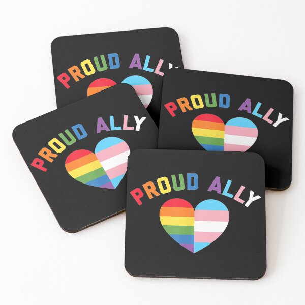 Item preview, Proud Ally LGBT Rainbow Heart - Gay Pride Month designed and sold by violetacain70.