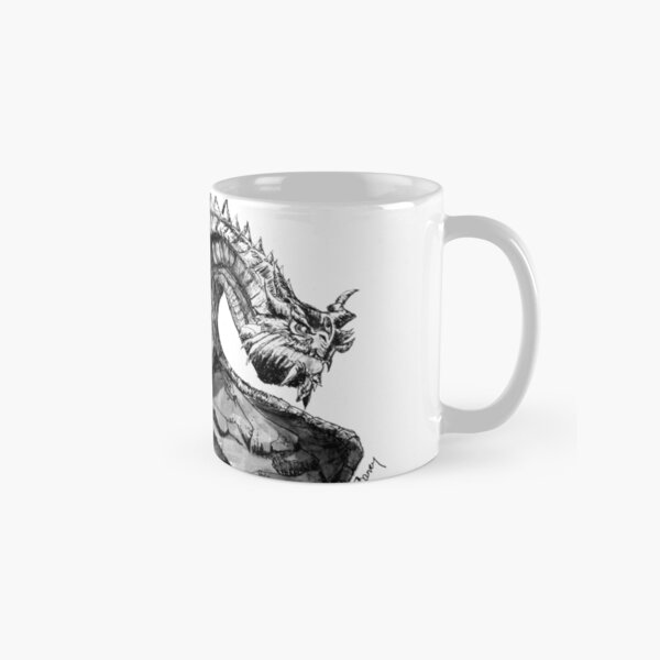 Paarthurnax, Skyrim, Elderscrolls, Fantasy Art, Video Games Classic Mug
