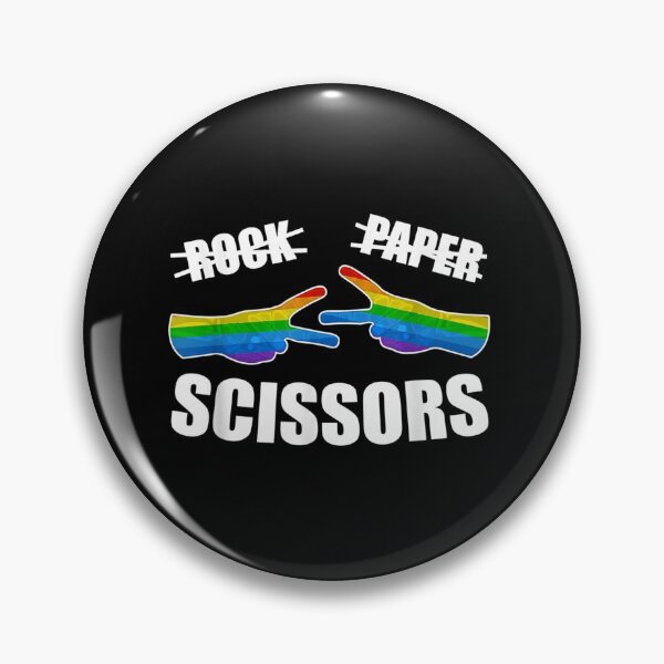 Item preview, Rock Paper Scissors LGBT-Q Gay Pride Proud Ally designed and sold by violetacain70.