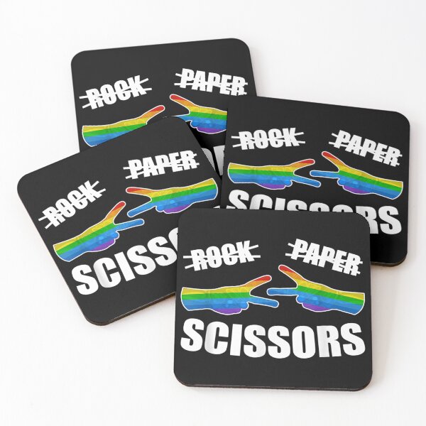 Item preview, Rock Paper Scissors LGBT-Q Gay Pride Proud Ally designed and sold by violetacain70.