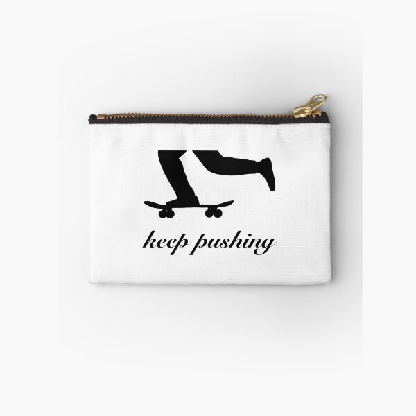 Item preview, "Keep Pushing" skateboard design designed and sold by carstrotter.